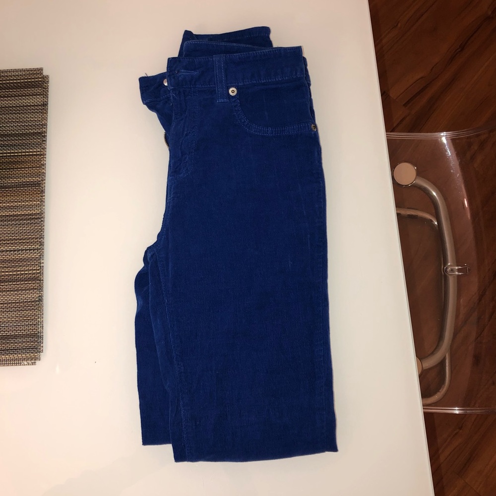 CARMAR DENIM Blue Velvet High Waisted Jeans